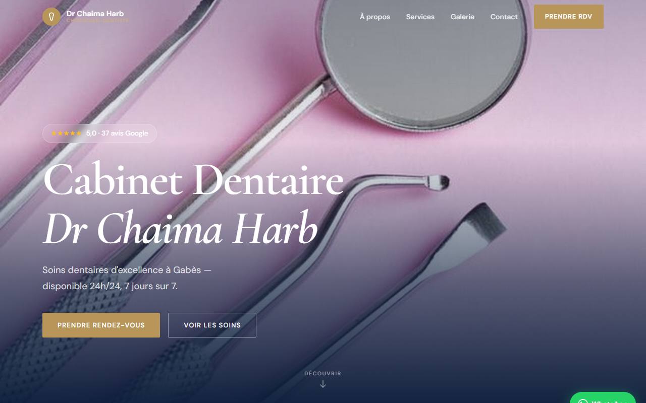 Cabinet Dentaire Dr Chaima Harb — Gabès