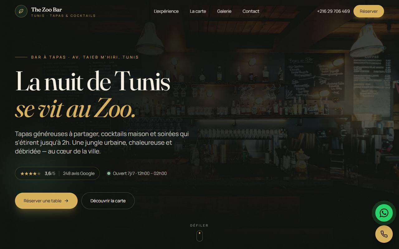 The Zoo Bar — Tunis